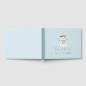 Niedliches Snowman Baby Es ist kalte Außendusche Gästebuch (Voll)