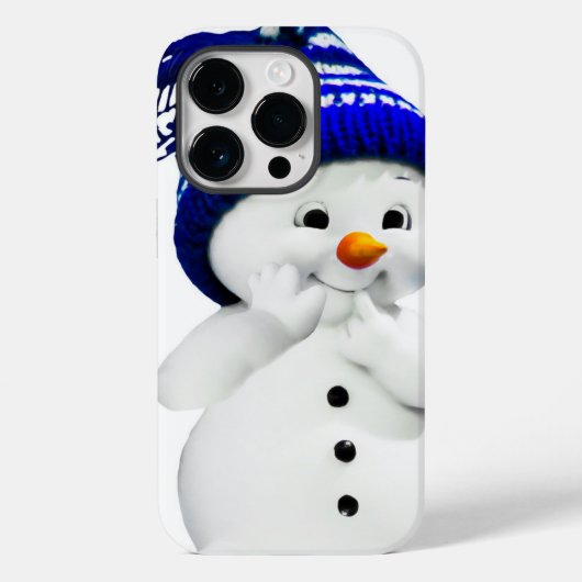 Niedliches Snowman iPhone / iPad Gehäuse Case-Mate iPhone Hülle (Rückseite)