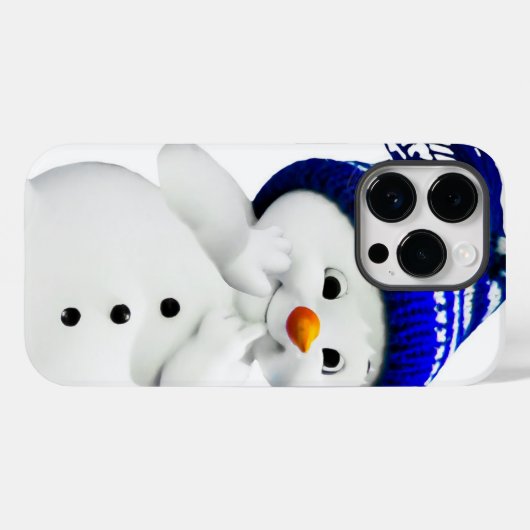 Niedliches Snowman iPhone / iPad Gehäuse Case-Mate iPhone Hülle (Rückseite (Horizontal))