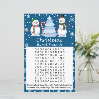 Niedliches Snowman-Weihnachtssuchspiel