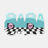 Niedliches Sockenhop 50er-Party Geschenkschachtel (Ungefaltet)