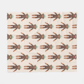 Niedliches Socketmonopel Fleecedecke (Vorderseite (Horizontal))