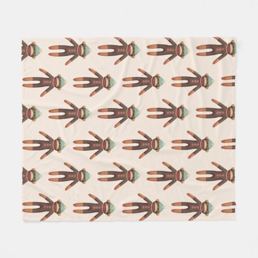 Niedliches Socketmonopel Fleecedecke (Vorderseite (Horizontal))