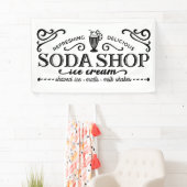 Niedliches Soda-Shop-Party oder Business-Banner Banner (Insitu)