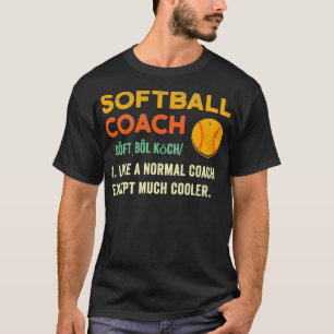 Niedliches Softball Coach Shirt Softball Coach Ges