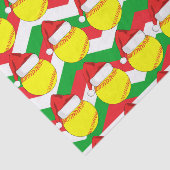 Niedliches Softball Weihnachtsmannmütze Weihnachts Seidenpapier (Ausschnitt)