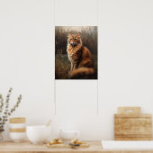 Niedliches somalisches Chat Art Print Poster (Küche)