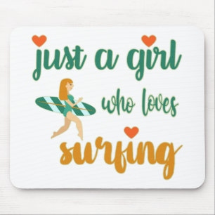 Niedliches Sommerangebot Nur ein Mädchen, das Lieb Mousepad