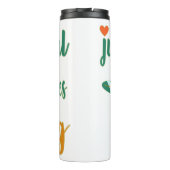 Niedliches Sommerangebot Nur ein Mädchen, das Lieb Thermosbecher (Rückseite)