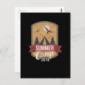Niedliches Sommercamp 2018 für Camper Postkarte (Vorne/Hinten)