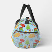Niedliches Sommercampingmuster Duffle Bag (Rechts)