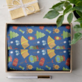 Niedliches Sommercampingmuster Seidenpapier (Geschenk)