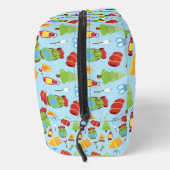 Niedliches Sommercampingmuster Waschbeutel (Rechts)