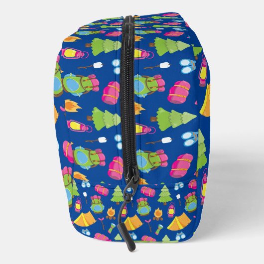 Niedliches Sommercampingmuster Waschbeutel (Rechts)