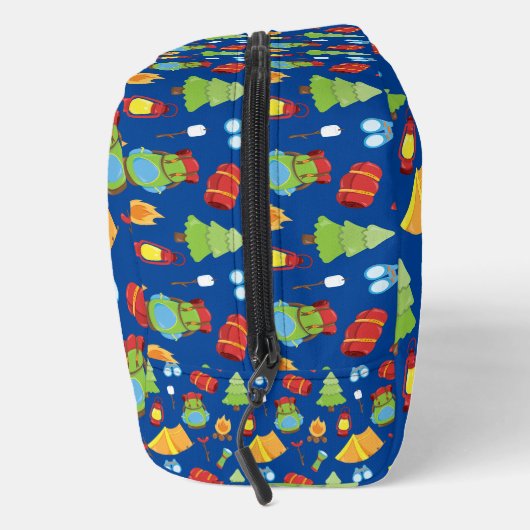 Niedliches Sommercampingmuster Waschbeutel (Rechts)