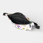Niedliches Sommerferienmuster Bauchtasche (Offen)