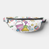 Niedliches Sommerferienmuster Bauchtasche (Ablage )