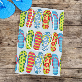 Niedliches Sommerflip-Flops-Muster Mittlere Geschenktüte