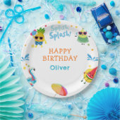 Niedliches Sommerfruchtzeichen Geburtstagspapierpl Pappteller (Party)