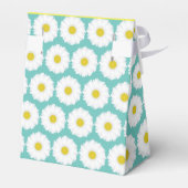 Niedliches Sommerzeitmuster auf Blue Geschenkschachtel (Rückseite)