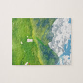 Niedliches Sonnenbad im Mountain View Puzzle (Horizontal)