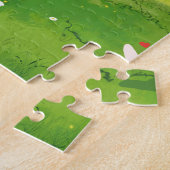 Niedliches Sonnenbad im Mountain View Puzzle (Seite)