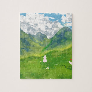 Niedliches Sonnenbad im Mountain View Puzzle