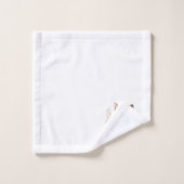 Niedliches Sonnenbad mit Blume Badhandtuch Set (Waschlappen)