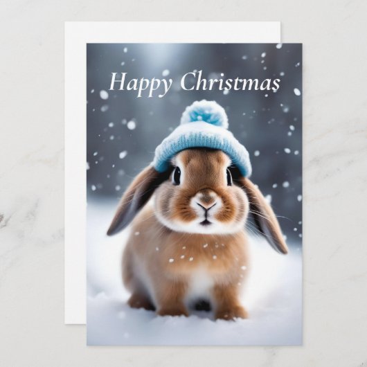 Niedliches Sonnenlicht in einem BobHat OWN ART Wei Einladung (Vorne/Hinten)