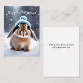 Niedliches Sonnenlicht in einem BobHat OWN ART Wei Mitteilungskarte (Vorne/Hinten)