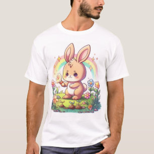 Niedliches Sonnenlicht mit Regenbogen-T - Shirt