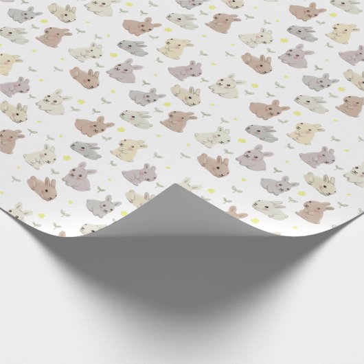 Niedliches Sonnenlicht und Blume-Illustrationsmust Geschenkpapier (Ecke)