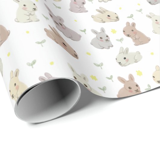 Niedliches Sonnenlicht und Blume-Illustrationsmust Geschenkpapier (Rolleneckpunkt)