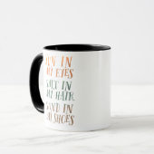 Niedliches Sonnensalz Tasse (Vorderseite Links)
