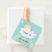 Niedliches Sonnenscheingeschlecht - Neutrale Babyd Geschenkanhänger (Beispiel)