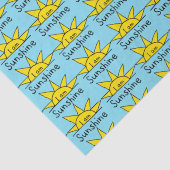 Niedliches Sonnenschutzmuster Seidenpapier (Detail)