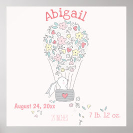 Niedliches Sonnenstudio in Air Balloon New Stats K Poster