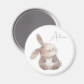 Niedliches sonniges 2, personalisiert magnet (Vorderseite/Rückseite)