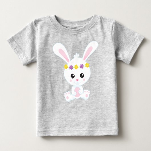 Niedliches sonniges, kleines sonniges, weißes Sonn Baby T-shirt (Vorderseite)