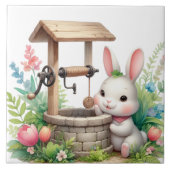 Niedliches sonniges Land Fliese (Vorderseite)