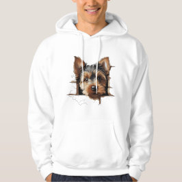 Niedliches, sonniges Welpengesicht Hoodie