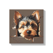 Niedliches, sonniges Welpengesicht