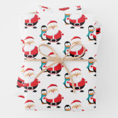 Niedliches Sortiment des Weihnachtsmanns Geschenkpapier Set (Beispiel)