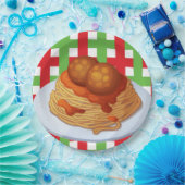 Niedliches Spaghetti-Party Pappteller (Party)