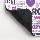 Niedliches Spanien Barcelona souvernir mousepad (Ecke)