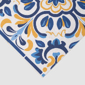 Niedliches spanisches Fliesenmuster Seidenpapier (Ausschnitt)