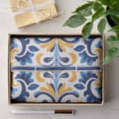 Niedliches spanisches Fliesenmuster Seidenpapier (Geschenk)