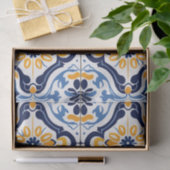 Niedliches spanisches Fliesenmuster Seidenpapier (Geschenk)