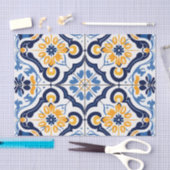 Niedliches spanisches Fliesenmuster Seidenpapier (Handwerk)