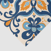 Niedliches spanisches Fliesenmuster Seidenpapier (Ausschnitt)